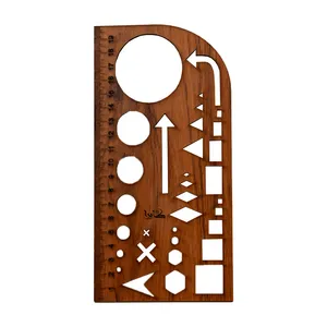 شابلون چوبی کایرا مدل اشکال هندسی 1