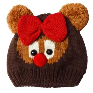 کلاه بافتنی نوزادی طرح جوجه مدل 10