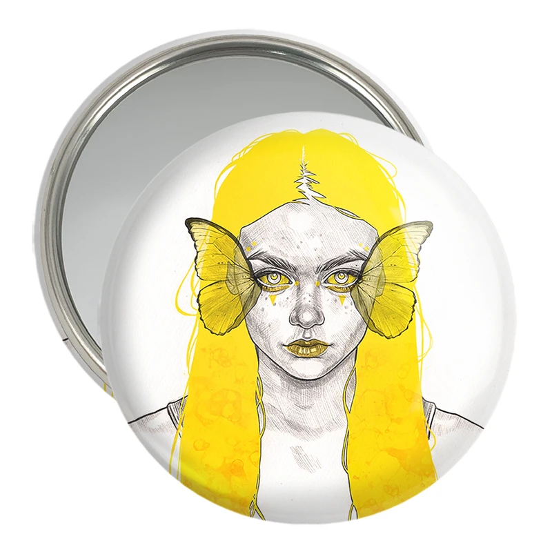 آینه جیبی خندالو مدل دخترانه کد 25645