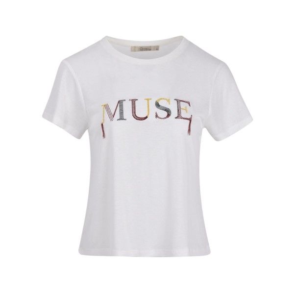 تی شرت آستین کوتاه زنانه بادی اسپینر مدل 1825 کد 1 رنگ سفید -  - 1