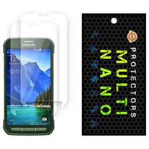 Multi Nano X-S2N Model Transparent Screen Protector Suitable For Samsung Galaxy S5 Active Mobile Phone Pack Of 2