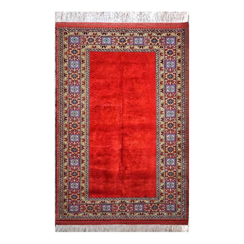 فرش دستباف سه متری طرح کف ساده مدل AA