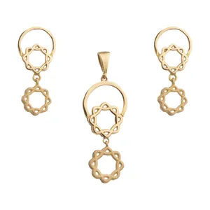 نیم ست طلا 18 عیار زنانه مایا ماهک مدل MS0564