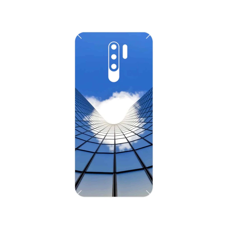 برچسب پوششی ماهوت مدل Glass skyscraper مناسب برای گوشی موبایل شیائومی Redmi 9