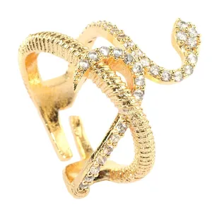 انگشتر زنانه طرح مار مدل ELI14