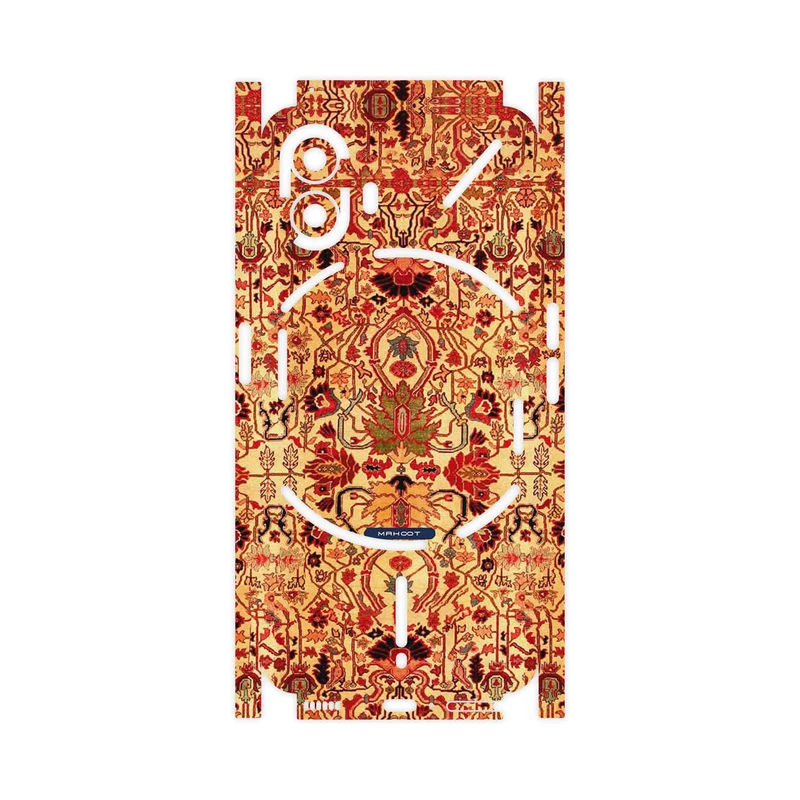 برچسب پوششی ماهوت مدل Persian_Carpet_Yellow-FullSkin مناسب برای گوشی موبایل ناتینگ Phone 2
