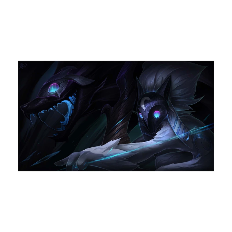 استیکر لپ تاپ و موبایل مدل بازی طرح لیگ آف لجندز League of Legends کد 2074