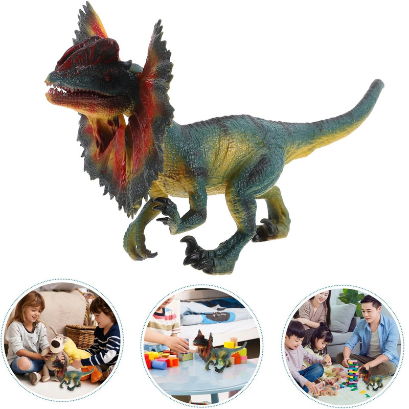 اکشن فیگور مدل دایناسور فک متحرک طرح Dilophosaurus