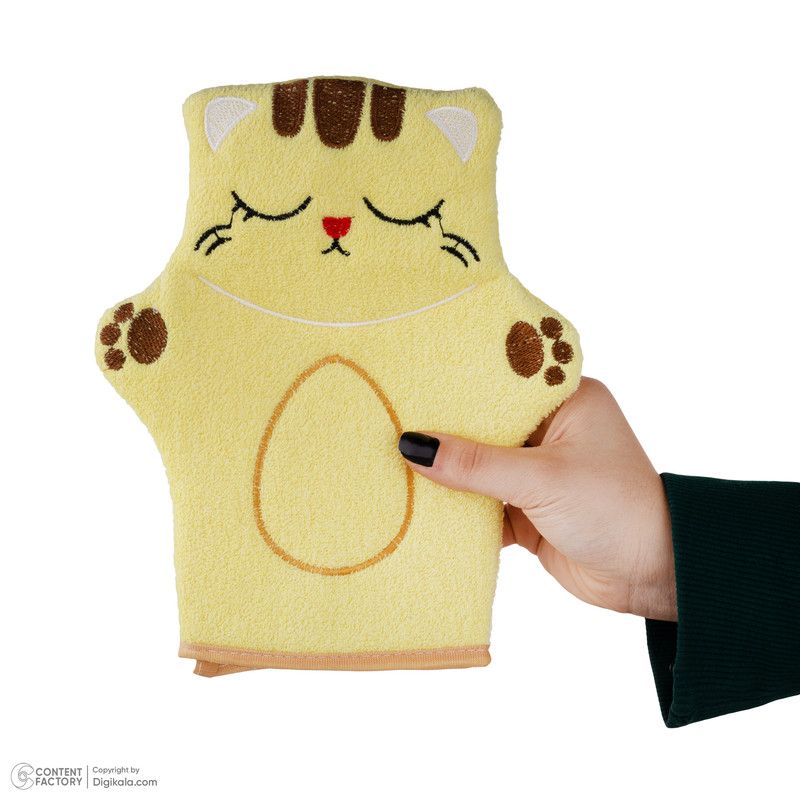 لیف حمام کودک مدل گربه کد 001