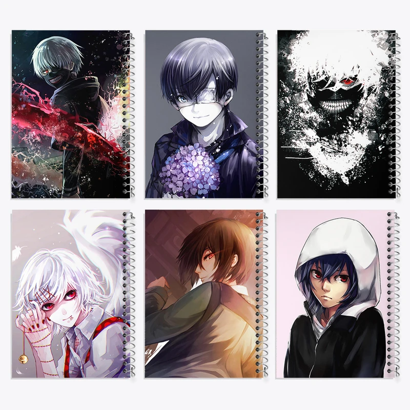 دفتر مشق 100 برگ خندالو طرح انیمه توکیو غول کد 633 مجموعه 6 عددی