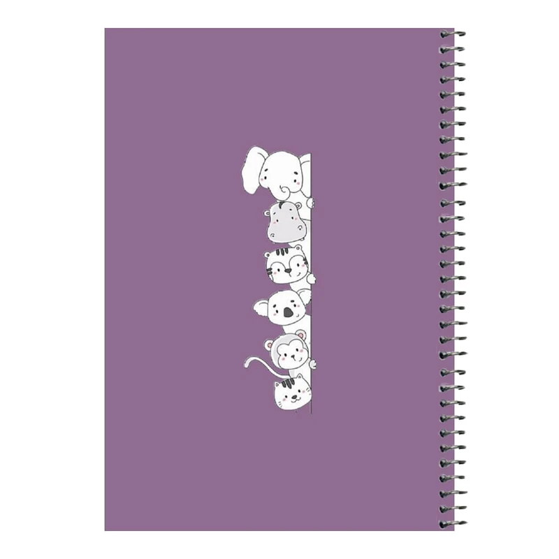 دفتر مشق 80 برگ اس جی مدل دوستان بامزه کد۲     