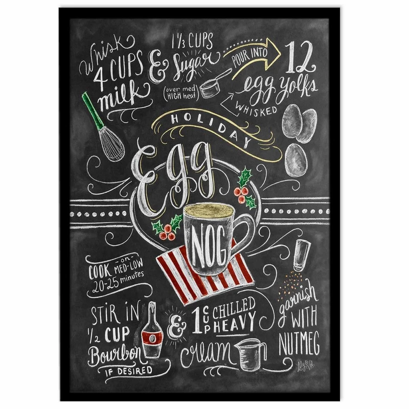 تابلو نوری بکلیت طرح آشپزخانه تخته سیاه مدل B-14011