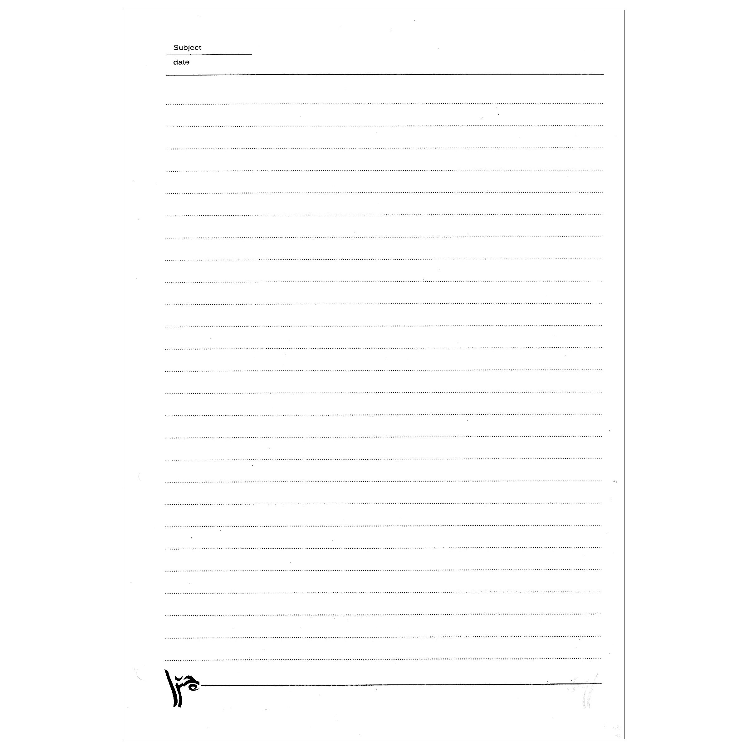 کاغذ کلاسور سایز A4 کد ch1 بسته 80 عددی