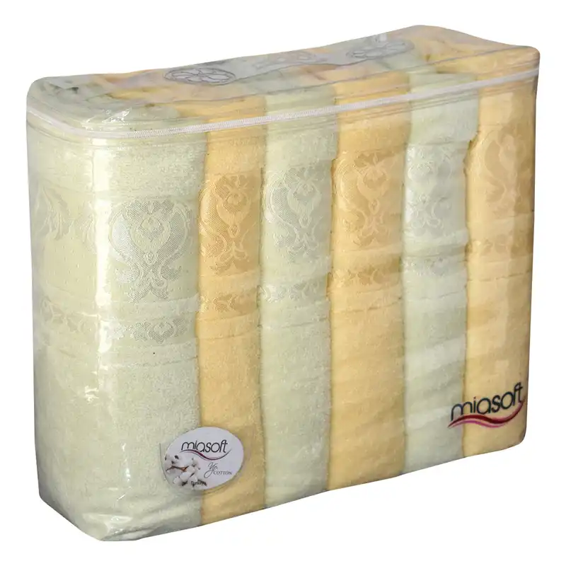 حوله حمام میاسافت مدل M-66434 سایز 70x140 سانتی متر