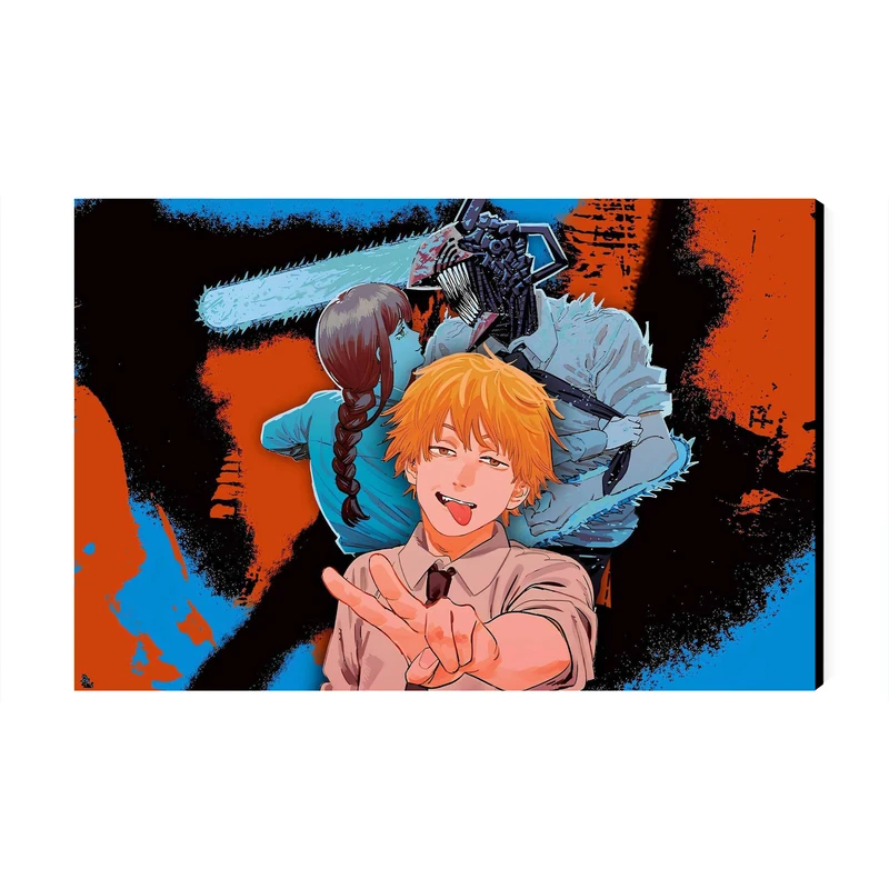 تابلو شاسی عرش مدل انیمه مرد اره ای Chainsaw Man کد As2534
