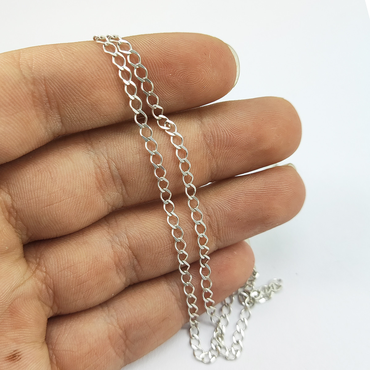 زنجیر نقره سلین کالا مدل کورب کد T48-G3.1