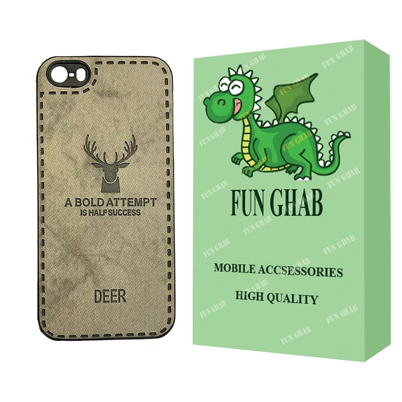 کاور فان قاب مدل گوزنی مناسب برای گوشی موبایل اپل iPhone 5