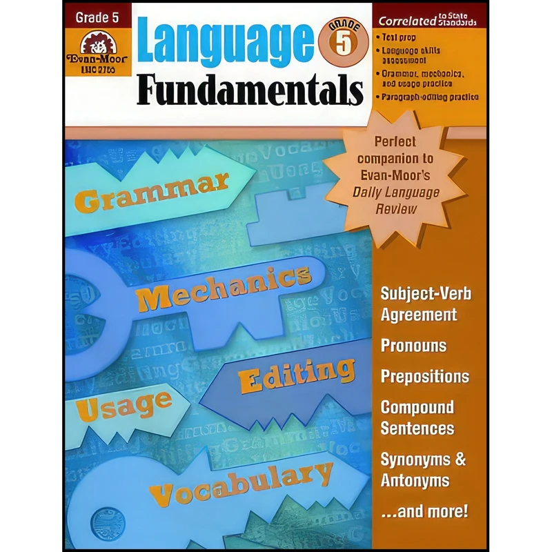 کتاب Language Fundamentals, Grade 5 اثر Evan Moor انتشارات Evan Moor Educational Publishers