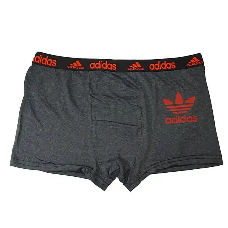 شورت مردانه مدل پادار ملانژ ساده کد 467