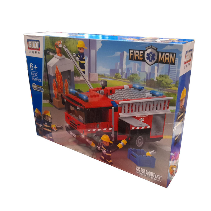 ساختنی جی یو دی ای مدل ماشین آتشنشانی کد 9222