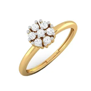 انگشتر طلا 18 عیار زنانه آراقیراتیس کد مدل فلاور Ara0429