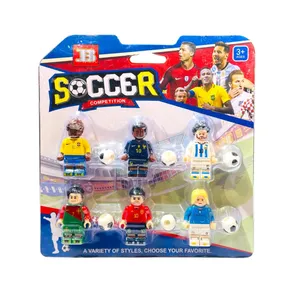فیگور مدل فوتبالی کد 33405 بسته 6 عددی 