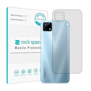 Rock space HyGEL model Transparent phone back protector suitable for Realme 7i Global mobile phone