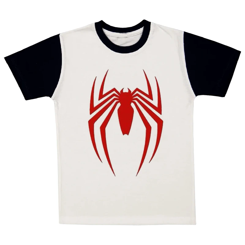 تی شرت آستین کوتاه پسرانه مدل عنکبوت A62