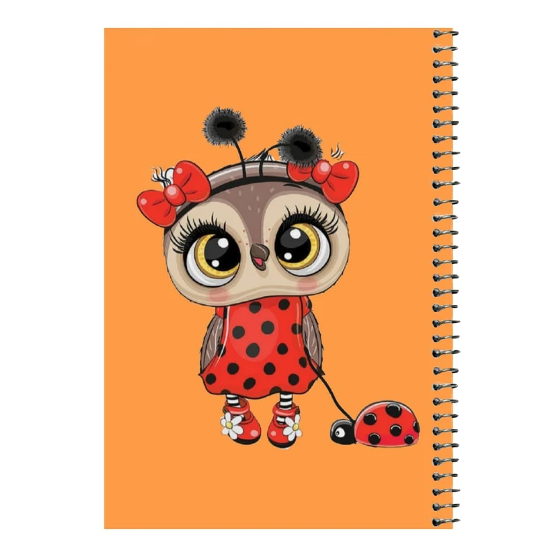 دفتر مشق 80 برگ اس جی مدل جغد کد ۱    