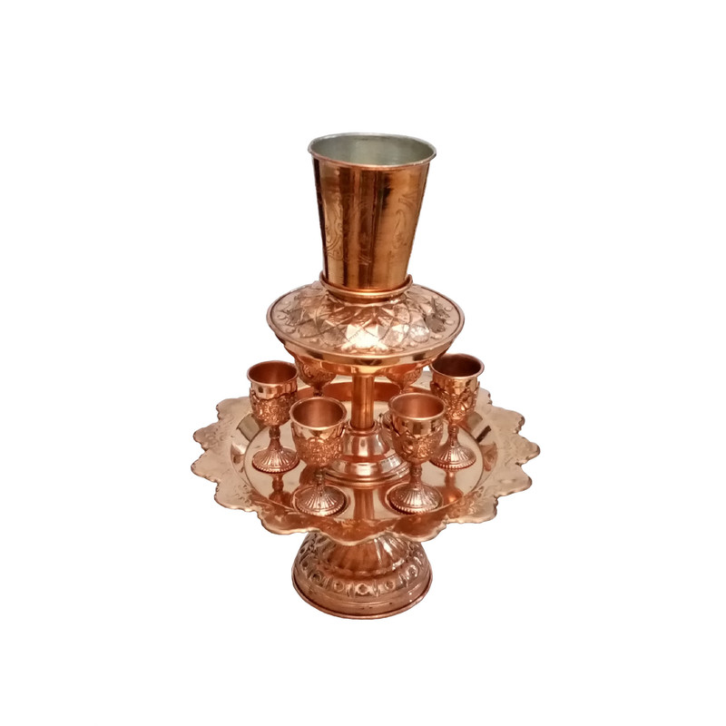 ست 7 تکه تنگ وجام مسی کد 359