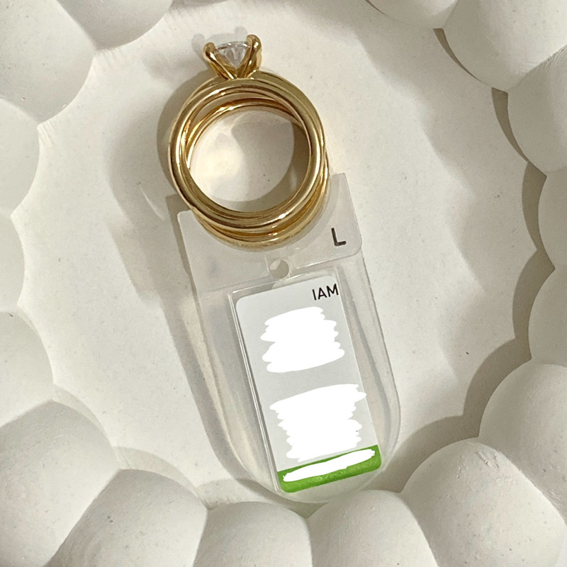 انگشتر زنانه آی ام مدل تاج مجموعه سه عددی