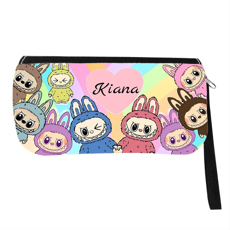 جامدادی پاد آفرین مدل فانتزی طرح عروسک لبوبو اسم کیانا کد p171