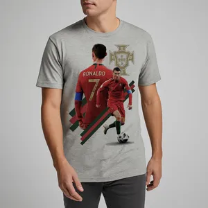 تی‌شرت آستین کوتاه مردانه مدل رونالدو A282