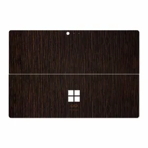 MAHOOT Dark-Gold-Stripes-Wood Cover Sticker for Microsoft Surface Pro 4 2015