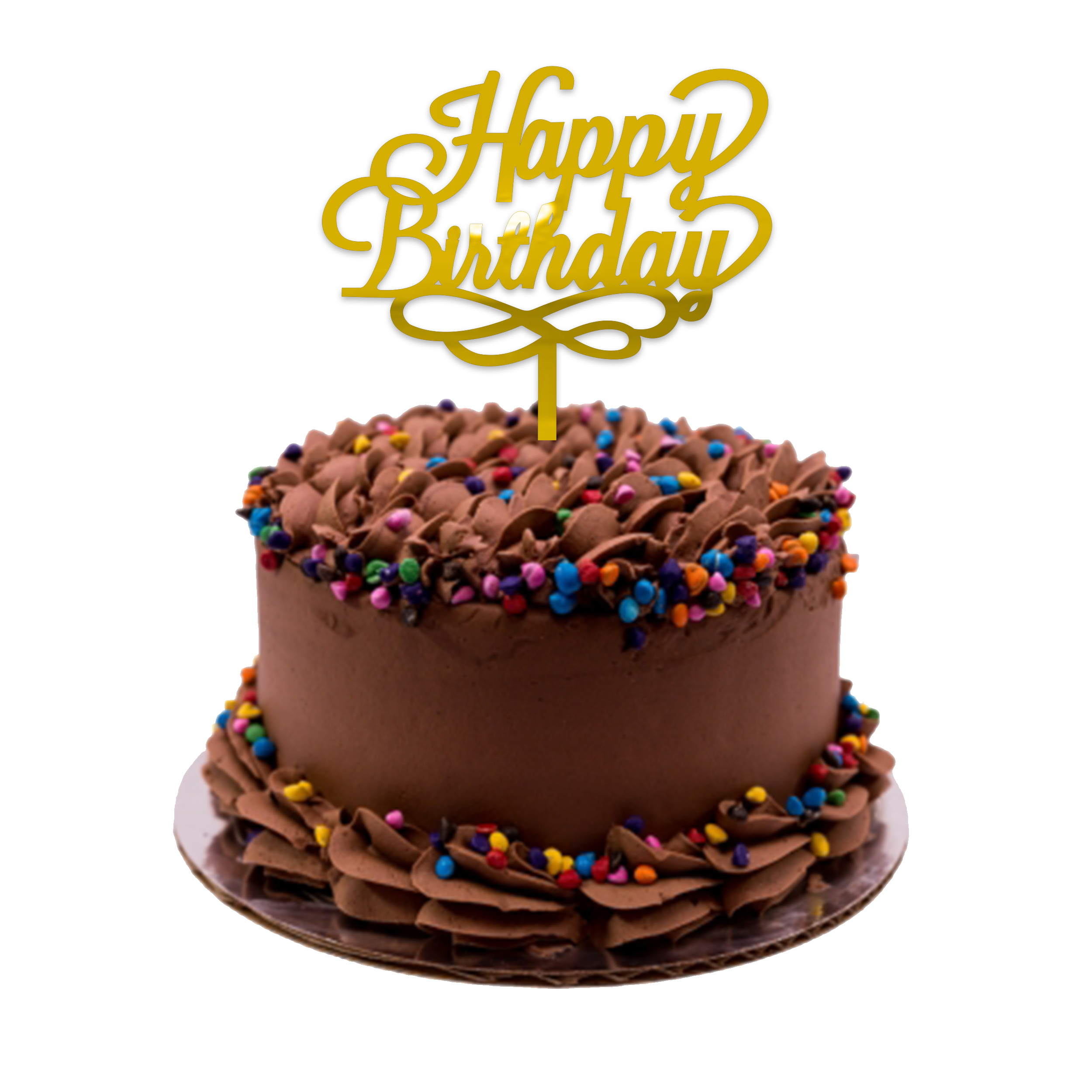 تاپر دکوماتوس طرح Happy birthday کد T30 بسته 5 عددی