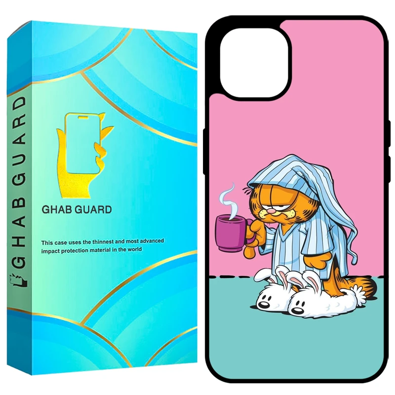 کاور قاب گارد طرح گارفیلد مدل GCHP14 مناسب برای گوشی موبایل اپل iPhone 14
