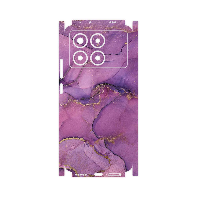 برچسب پوششی ماهوت مدل Purple Marble-FullSkin مناسب برای گوشی موبایل شیائومی Poco X6 Pro