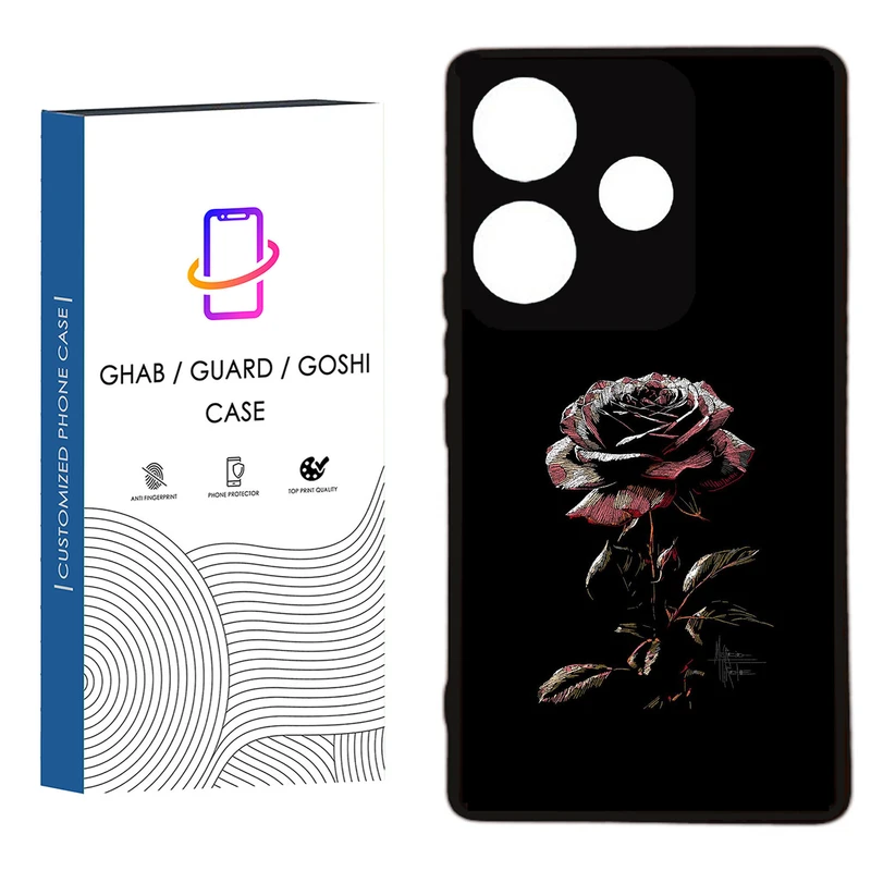 کاور قاب گارد گوشی طرح دخترانه کد 75 - TPU مناسب برای گوشی موبایل  شیائومی  Redmi 13