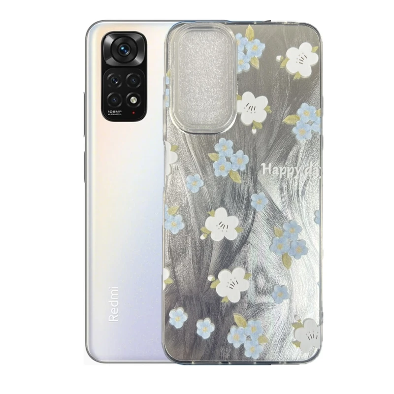 کاور طرح شکوفه باران مناسب برای گوشی موبایل شیائومی Redmi Note 11 4g