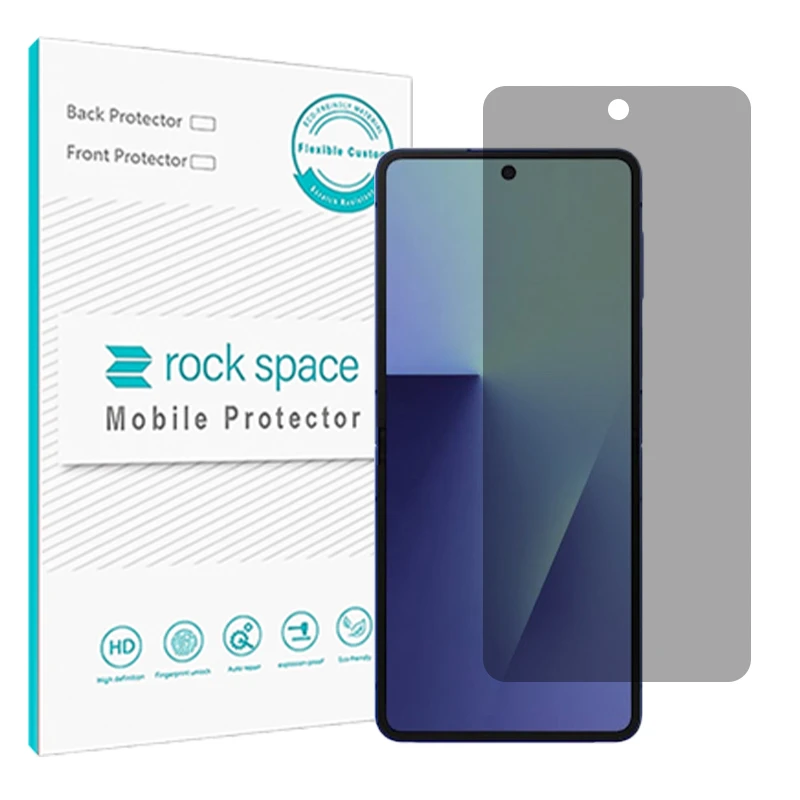 محافظ صفحه نمایش حریم شخصی راک اسپیس مدل Resistant مناسب برای گوشی موبایل سامسونگ Galaxy Z Flip7