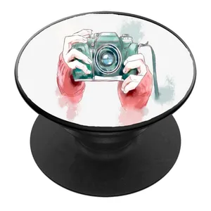 پایه نگهدارنده گوشی موبایل پاپ سوکت مدل دوربین عکاسی کد 04