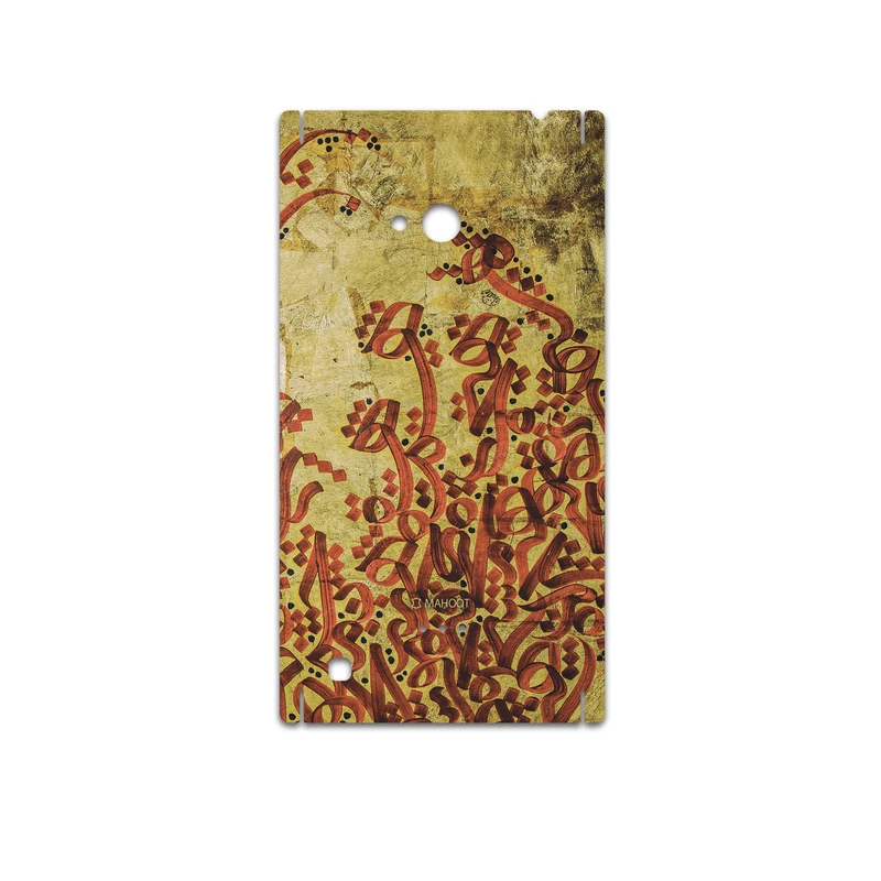 برچسب پوششی ماهوت مدل Nastaliq-5 مناسب برای گوشی موبایل نوکیا Lumia 720