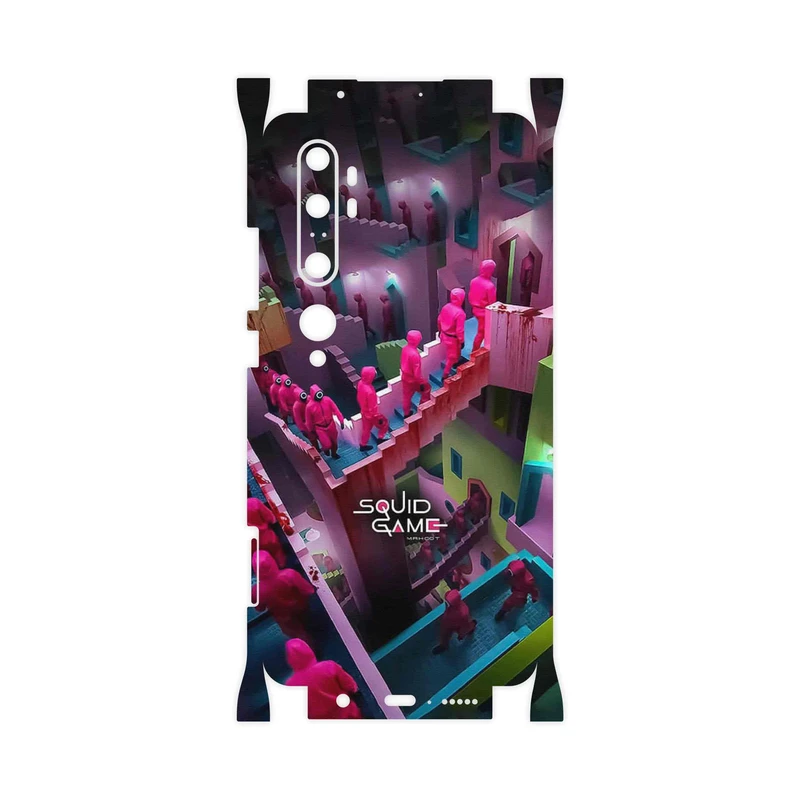 برچسب پوششی ماهوت مدل Squid Game-FullSkin مناسب برای گوشی موبایل شیائومی Mi Note 10 Pro