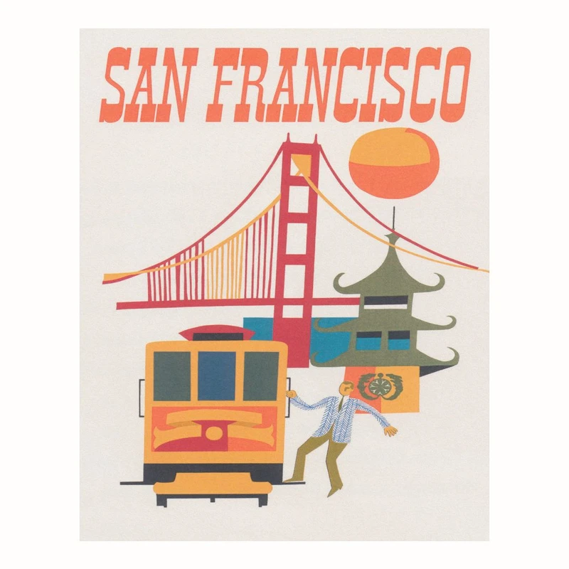 پوستر مدل مردی درسن فرانسیسکو 