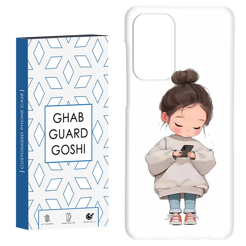 کاور قاب گارد گوشی طرح دختر ملوس کد Dimo-955 مناسب برای گوشی موبایل سامسونگ Galaxy A52 / a52s