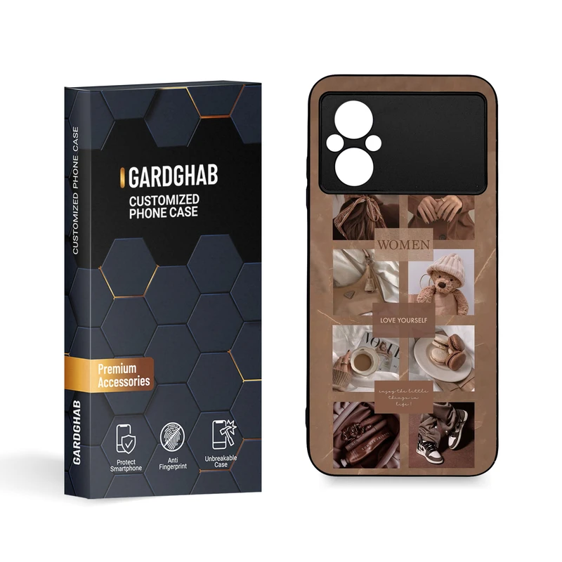 کاور گارد قاب مدل دخترانه مناسب برای گوشی موبایل شیائومی Poco M4 5G / M5 4G