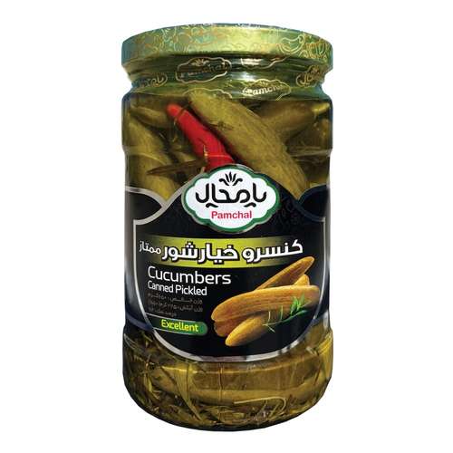 کنسرو خیارشور ممتاز پامچال - 680 گرم