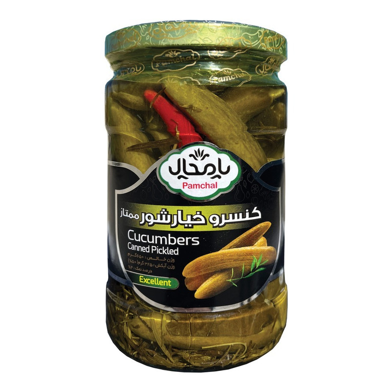 کنسرو خیارشور ممتاز پامچال - 680 گرم