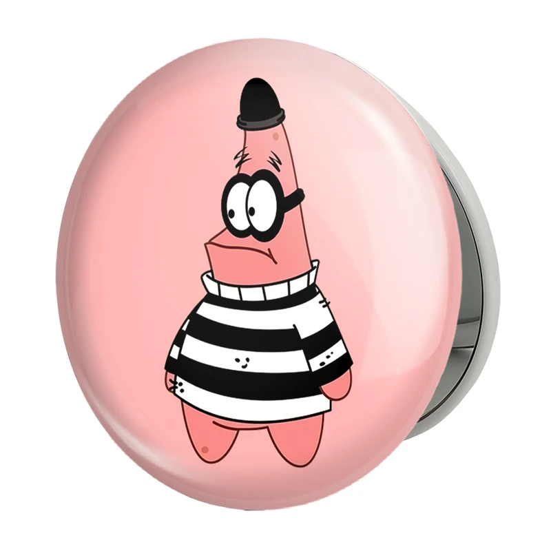 آینه جیبی خندالو طرح پاتریک مدل تاشو کد 24711 