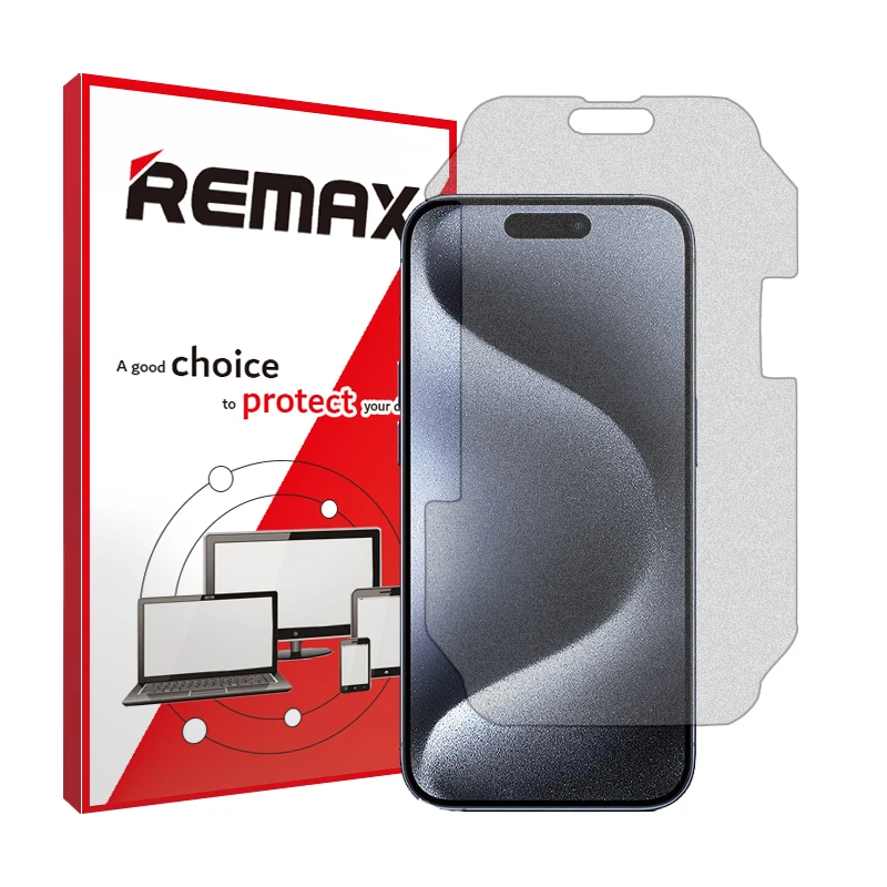 محافظ صفحه نمایش مات ریمکس مدل HyMTT مناسب برای گوشی موبایل اپل iPhone 15 Pro